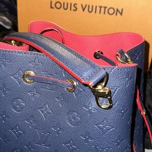 Louis Vuitton Blue and Red  Shoulder Bag
